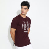 Pure Bliss Wine Stay Humble Tee