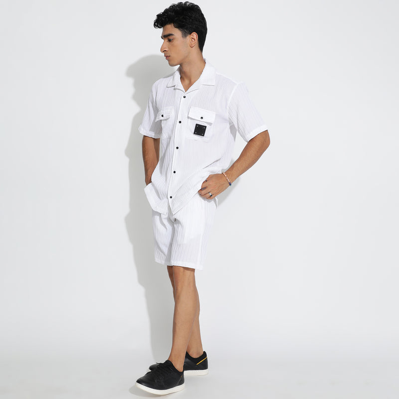Street Style White Co-ord Sets