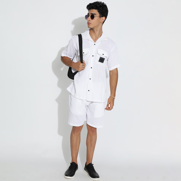 Street Style White Co-ord Sets