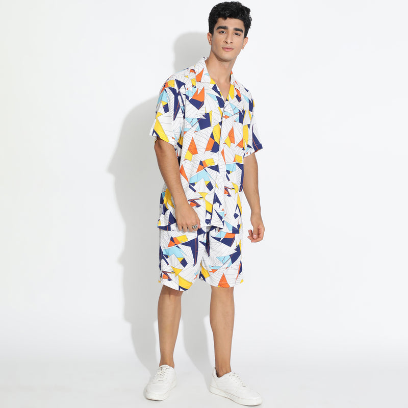 Laid-Back Abstract Co-ord