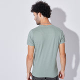 Pastel Green Cityscape T-Shirt