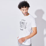 Pure Bliss White Stay Humble Tee