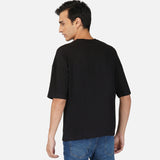 Oversize square printed T-shirt